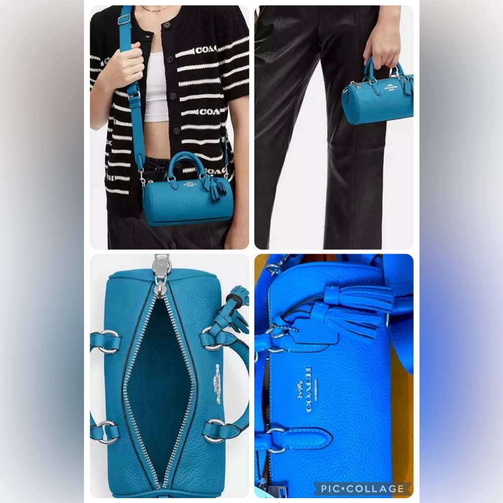NWT Coach Electric Blue (Sold out color) Lacey Crossbody